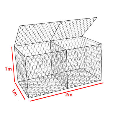 Hexagonal Stainless Wire 2.2mm Filling Gabion Baskets Fence