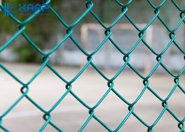 Customized Temporary Chain Link Fence Green Color Cost Effective  ISO9001 SGS Approval
