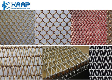 Aluminum Material Decorative Metal Mesh Screen For Architectural Curtain Wall