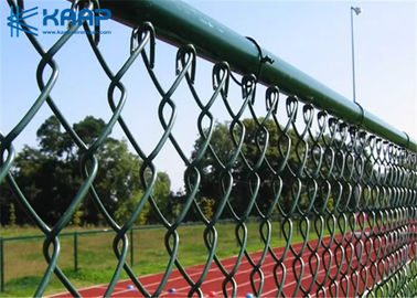 Diamond Chain Wire Fencing Easily Assembled Corrosive  Resistant Low Carbon Steel
