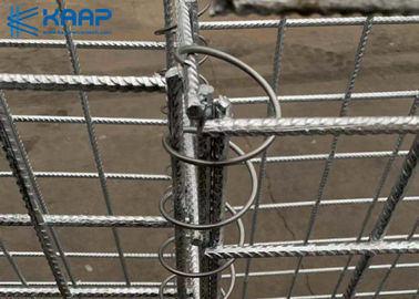 Long Service Life Retaining Wall Mesh Cages , Welded Gabion Box Beauty Appearance