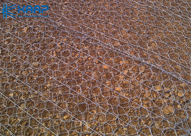 PVC Coated Wire Mesh Gabion Heavy Duty Durable Twisted Woven Water Proof