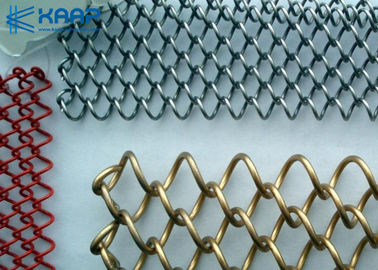 Aluminum Decorative Wire Mesh For Cabinets Weather Proof  Firm Durable Structure