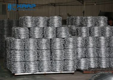 Flatwrap Razor Wire Fence Silver Color Security Barrier With Sharp Edges