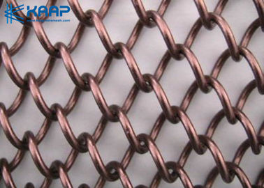 Aluminum Material Decorative Wire Mesh for Curtain Wall / Architectural Mesh