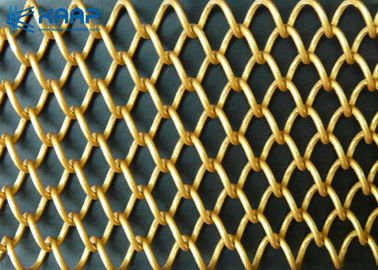 Aluminum Material Decorative Wire Mesh for Curtain Wall / Architectural Mesh