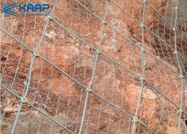 Twisted Wire Mesh Gabion Variable Sizes  Monolithic Structures Rock Breaking Prevention