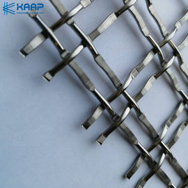 Construation Decoration Crimped Stainless Steel Woven Wire Mesh