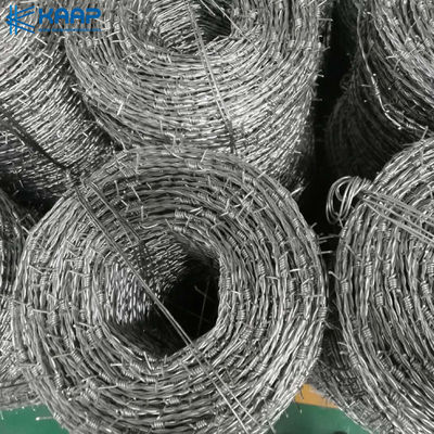 Q195 Steel Farm Fence Highway Protection Galvanized Barbed Wire
