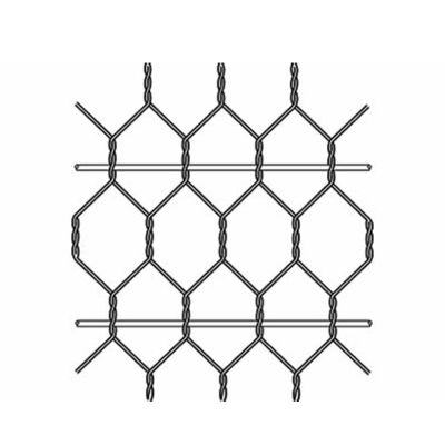 Woven Sliver Protection Road Iron Galvanized Hexagonal Wire Mesh