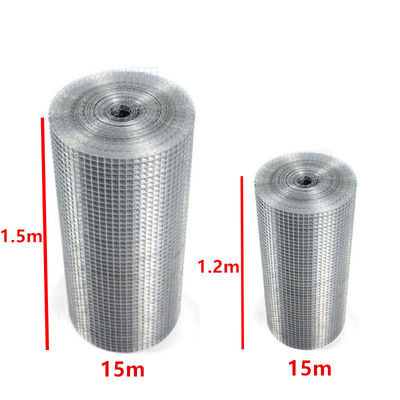 Aviary Fence Square 1x15m Roll Ss Welded Wire Mesh