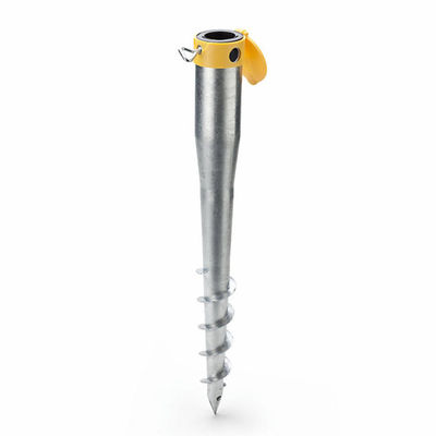 Foundation Steel Solar Pile 2.5mm Screw Type Ground Anchors