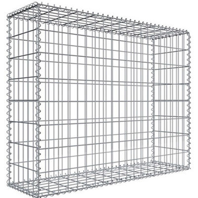 3.0mm Welded Wire Gabion Stone Cage For Retaining Wall