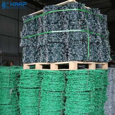 Double Twist Anti Climb Fencing Q195 Pvc Coated Barbed Wire