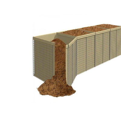 Military Anti Corrosion 3mm Defensive Barrier Welded Gabion Cage