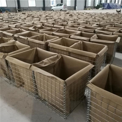 Welded Gabion Bastion Barrier Flood Control And Explosion Proof Wall