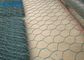 PVC Woven Gabion Baskets Heavy Hexagonal Mesh 3.4mm Selvage Wire Easily Construct