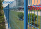 3D Curved  Welded Mesh Fencing PVC Coated Triangle Bending For House Garden