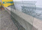 Decorative Welded Wire Fence Panels Corrosion Resistant Simple Structure With Bendings